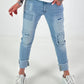 Used look jeans - denim