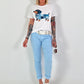 T-Shirt Dog - white