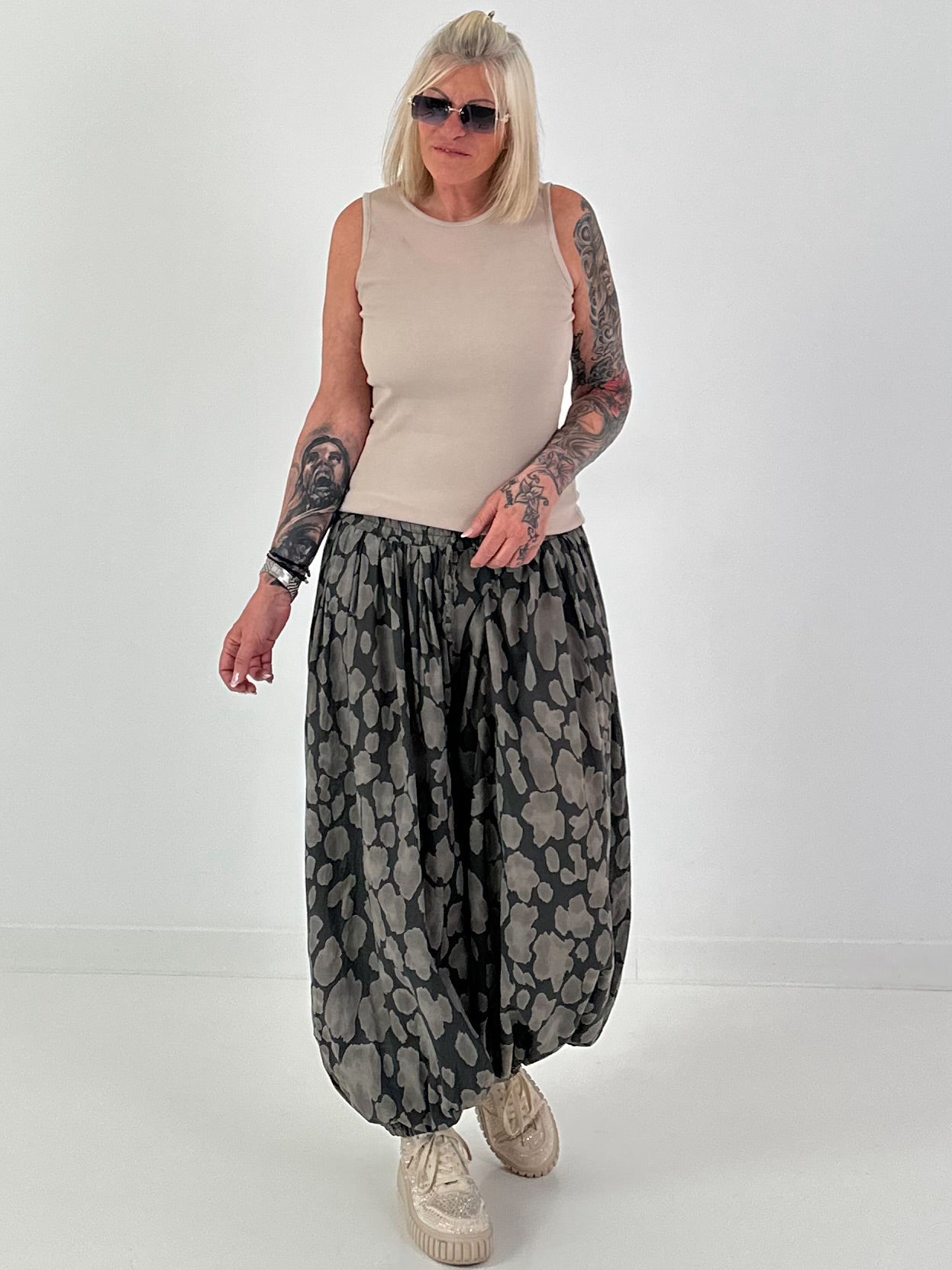 Ripp Tank Top  - beige