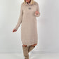 Knitted dress model "Shine Story" - beige
