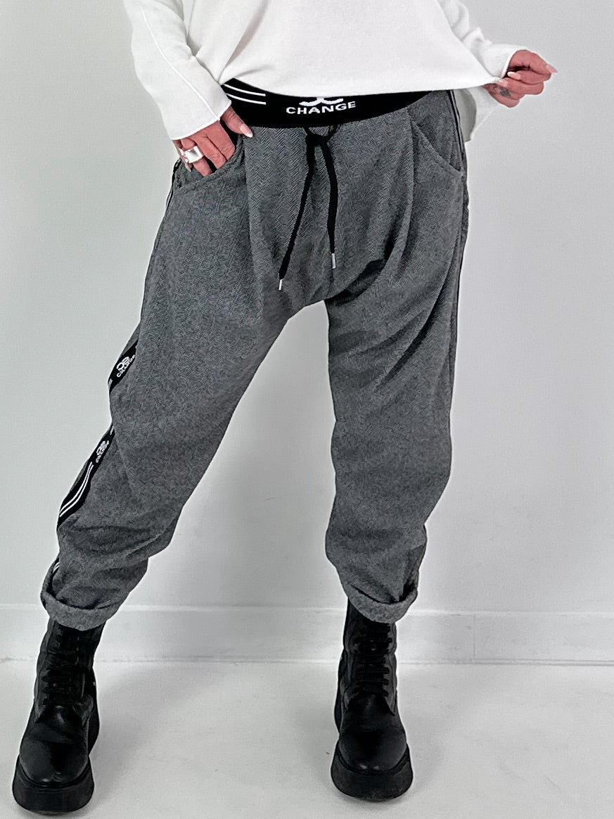 Baggy broek model "Change Flow" - zwart