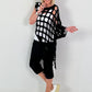 Shirt mit All-Over Cut-Outs und Ösen - schwarz ( lieferbar ab 11.05.26)