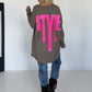 Oversized Shirt Style - taupe
