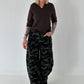 Soft knit polo sweater - mocha