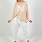 Pullover Modell "N-Edition" - beige ( lieferbar ab ca. 12.12.25)