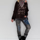 Sweater Dont Give Up - mokka