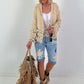 Boho Jacke mit aufwendigen Details- beige-gold