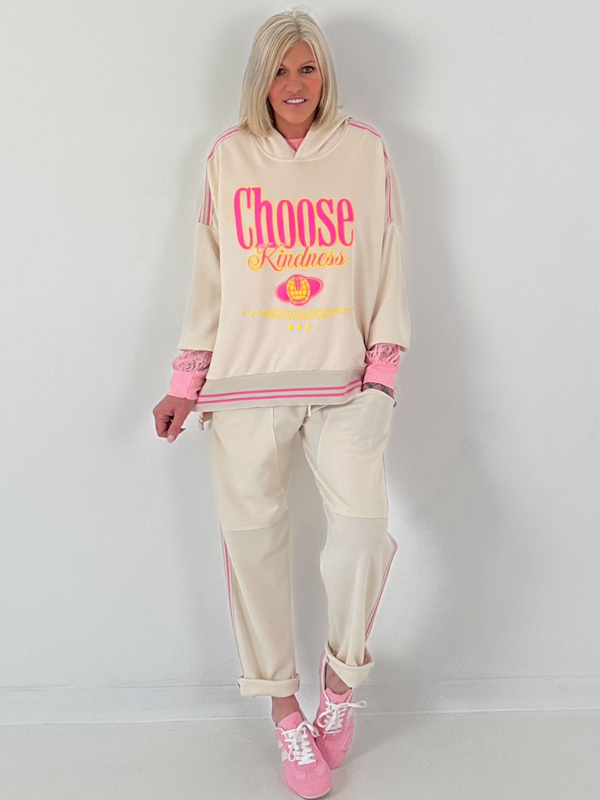 Oversized Hoodie Choose - beige