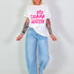 T-Shirt Drama Queen - white