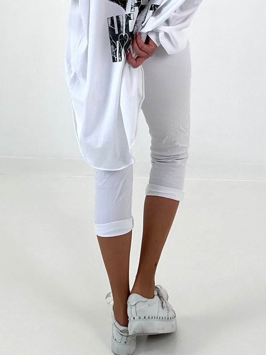 Capri Hose  - weiss