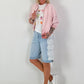 Light Blouson with Tie Detail - Pink