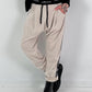 Baggy broek model "Change Flow" - beige
