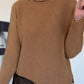 Basic Rollkragenpullover - camel
