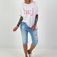 T-Shirt Hej - white