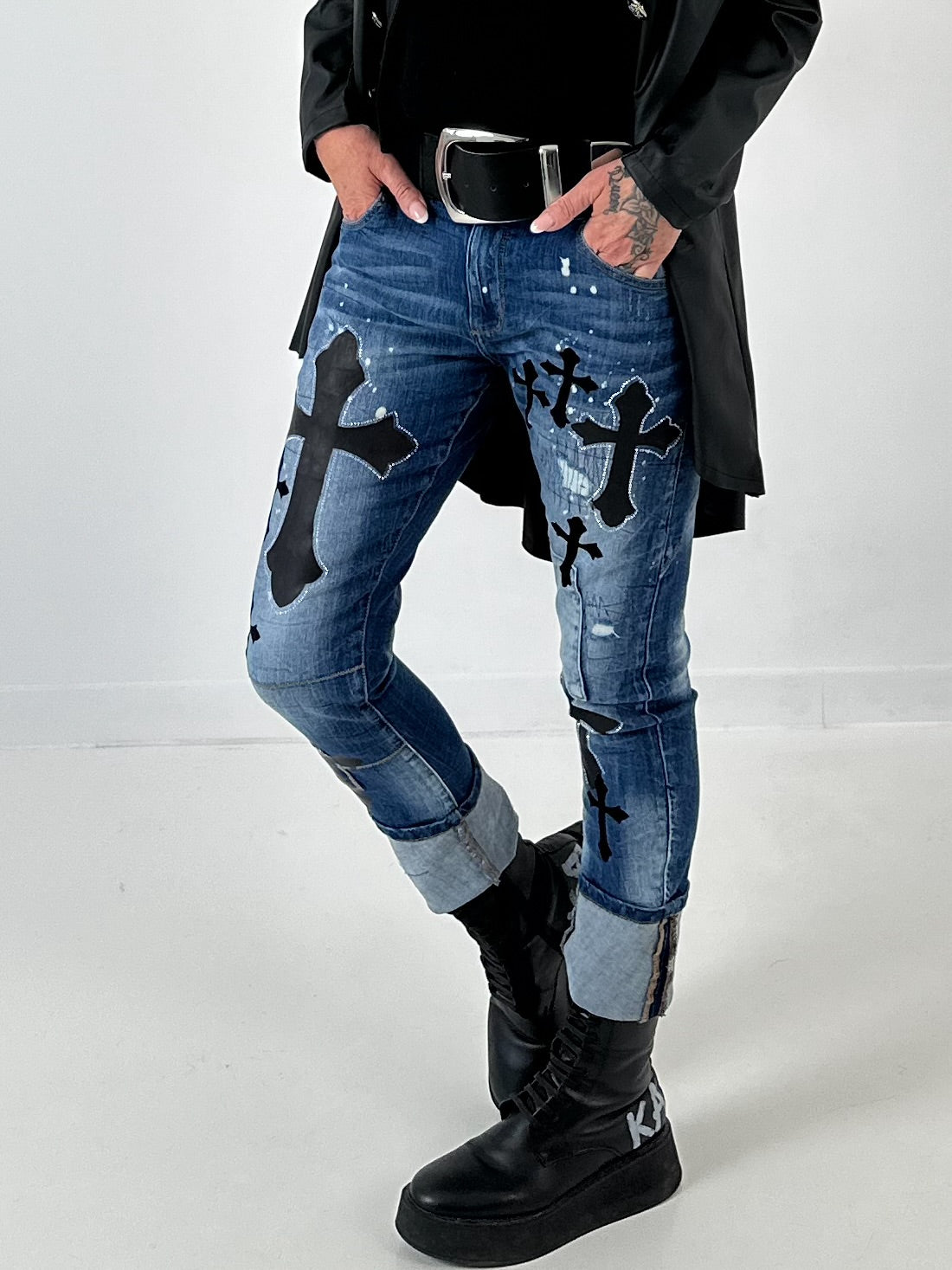 Jeans model "Crossfire" - denim