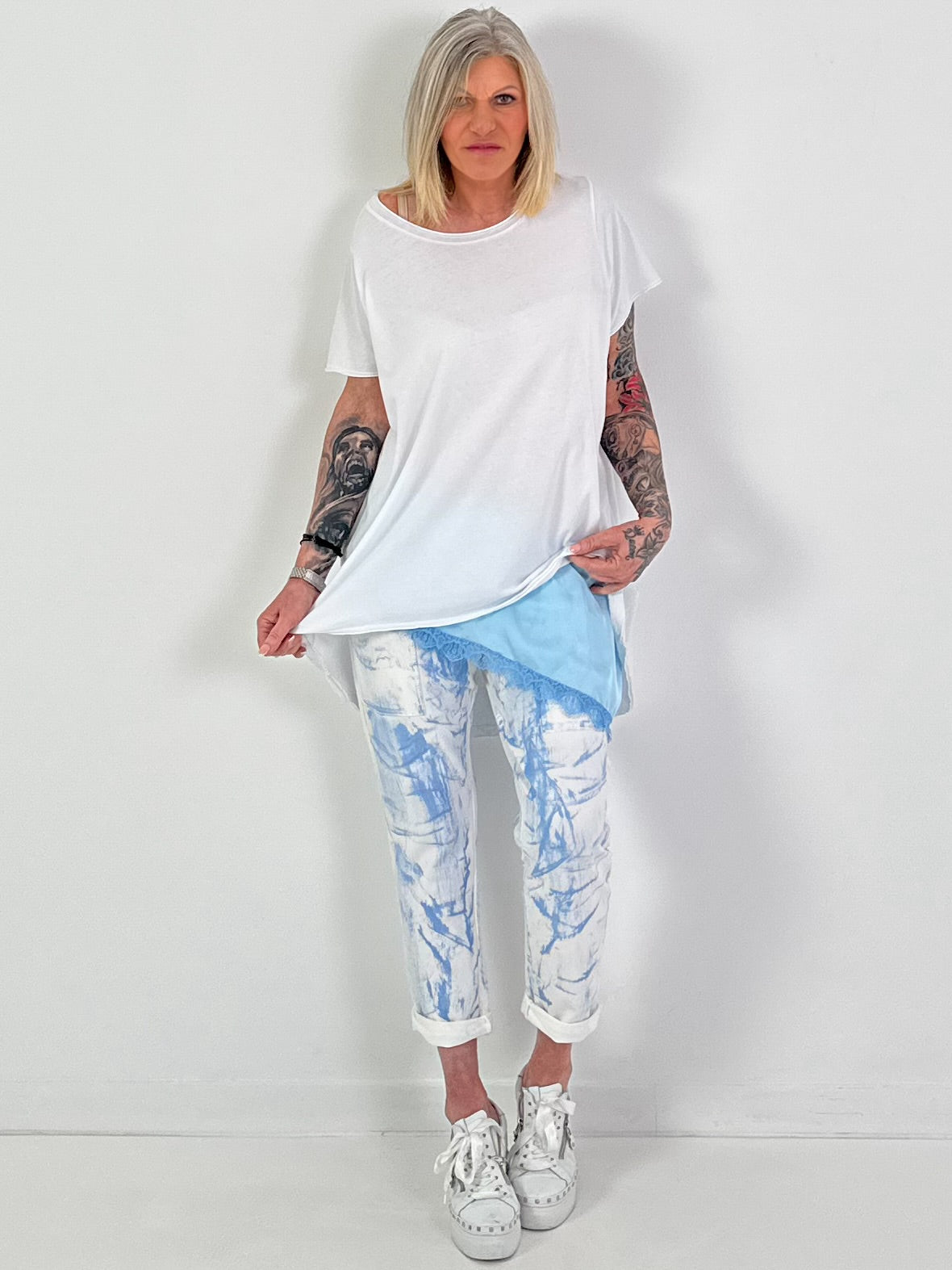 Lässiges Basic-Shirt - 7 Farben