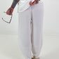 Lightweight Balloon Trousers - white