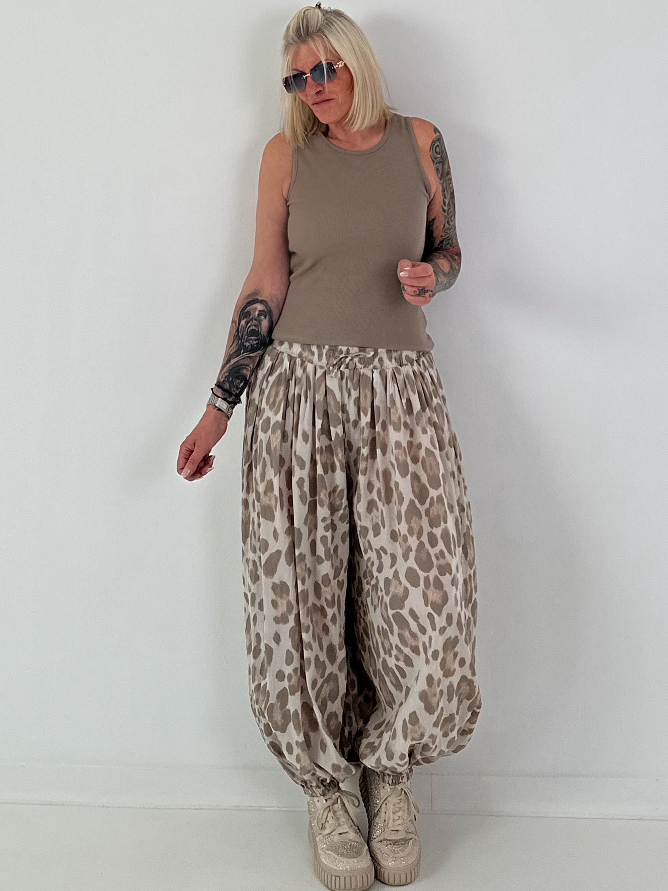 Ripp Tank Top  - taupe