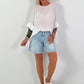 Structured shirt - white