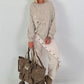 Sweater Good vibes only - beige