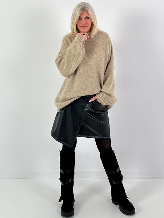 Sweater model "Shine Bright" - taupe