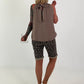 Neckholder Top -taupe