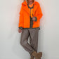Biker Jacke - neonorange