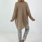 Oversized Shirt stone washed - camel