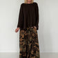 Weicher Oversized Pullover mit Rundhalsausschnitt - mokka