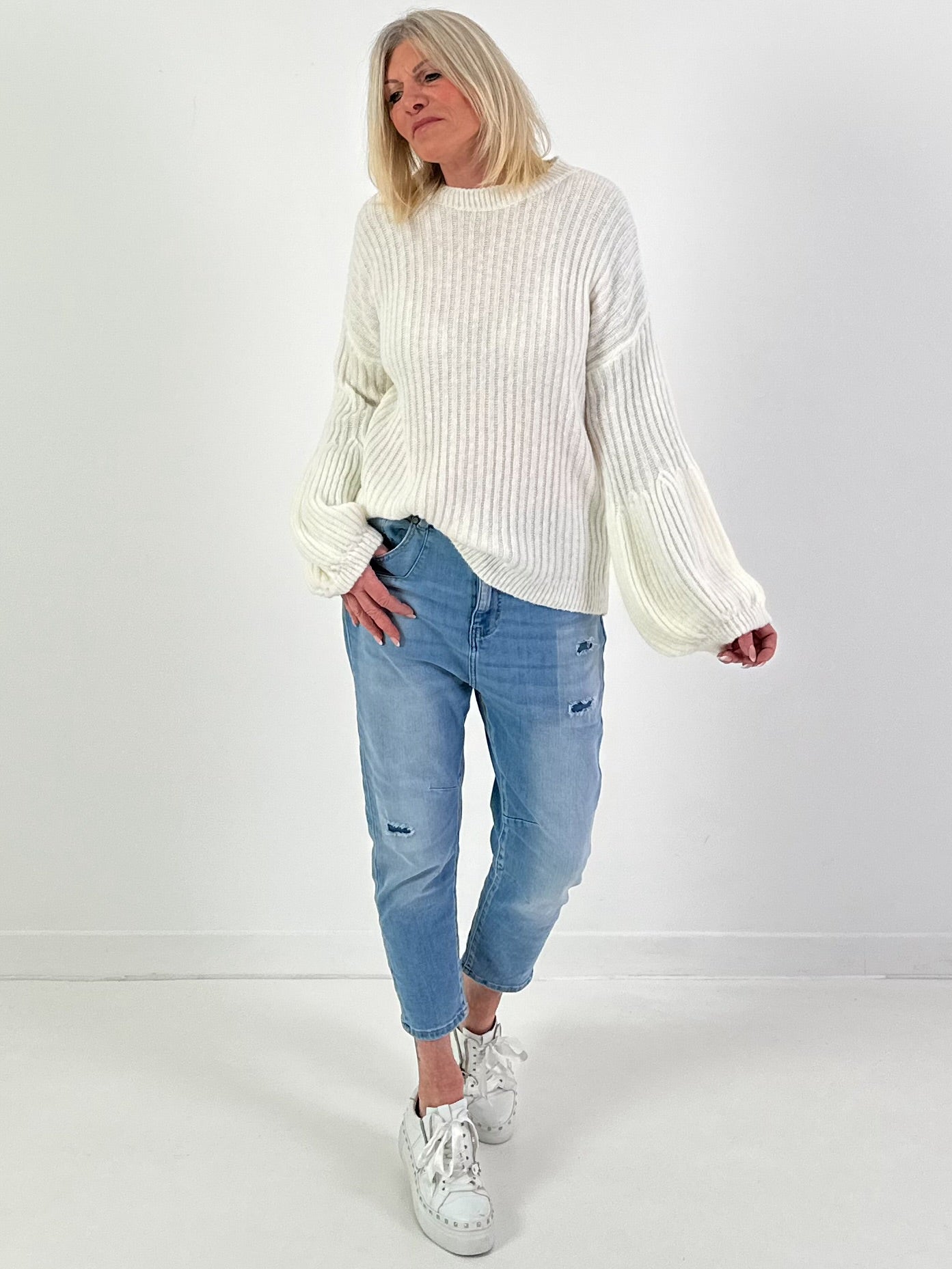 Pullover Modell "CloudSleeve" - ecru