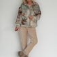 Jeansjacke mit Teddy-Print - used-grey
