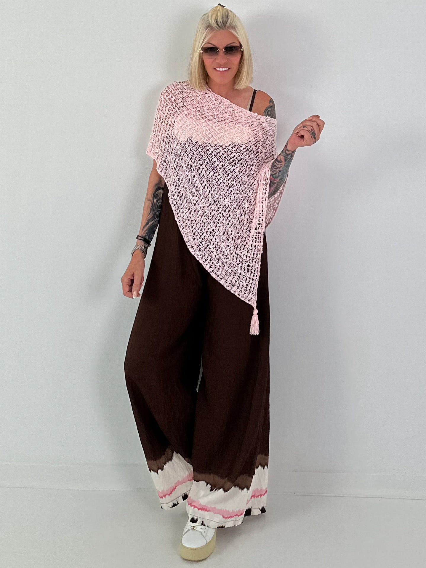Sommerponcho - rosa