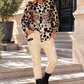 Bluse im Allover Leo-Look Chill Out - beige-taupe-mehrfarbig