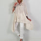 Hose mit Nieten und Paillettendetails - beige