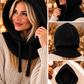 Grobrippstrick Balaclava - schwarz
