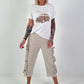 T-Shirt Magnifique - weiss-beige