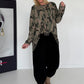 Shirt in all-over camouflage look - taupe-multicolored