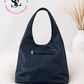 Bag in vintage leather look - navy blue