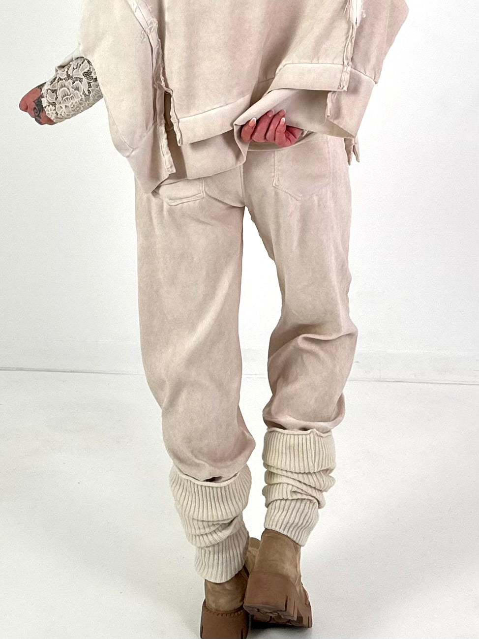 Lässige Hose - beige