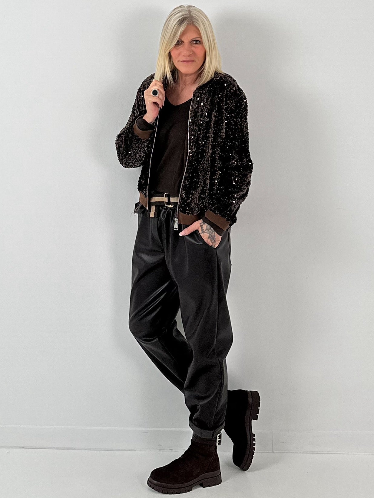 Glam Editon Blouson model "Mocha Shades"