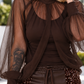 Sheer Sleeve - mokka