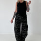 Ripp Tank Top  - schwarz