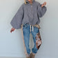 Jacke mit Puffärmelchen - grau