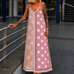 Luftiges Sommerkleid mit Print - rosa - mehrfarbig