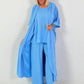 Lightweight Long Coat - light blue