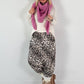 Harem pants model "Deep&amp;Wild" - beige-multicoloured