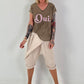 T-Shirt Oui - chocolate