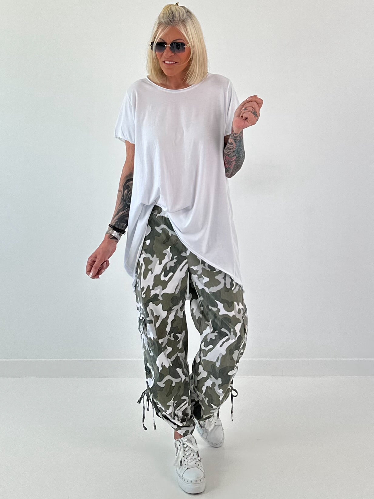 Oversized T-Shirt - weiss