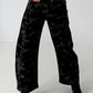 Camouflage Balloon Jeans Highwaist - mehrfarbig