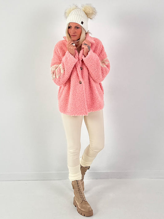 Teddyjas model "Cuddle Rock" - roze